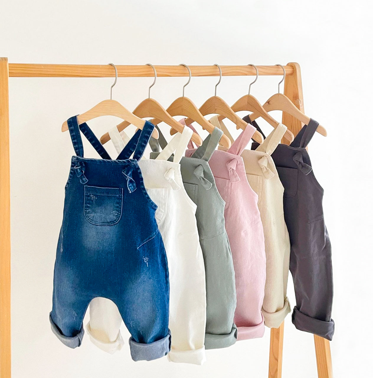 Frankie overalls - Baby Pink