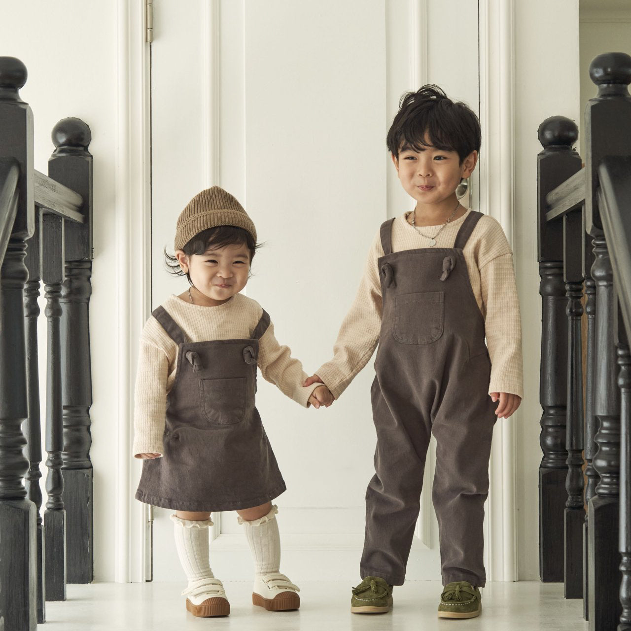 Kaya overall dress - Cacao