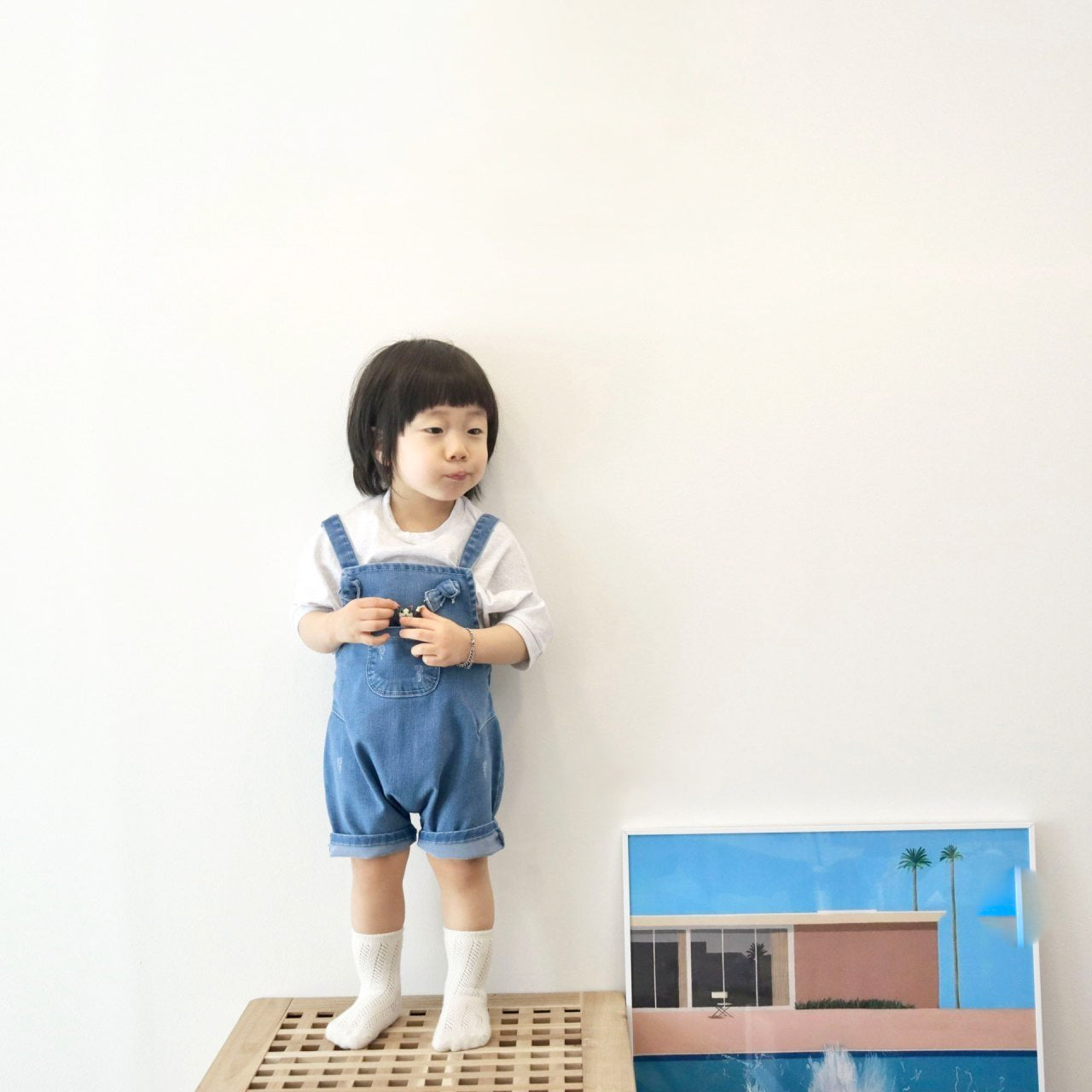 Frankie summer overalls - Dusty Pink