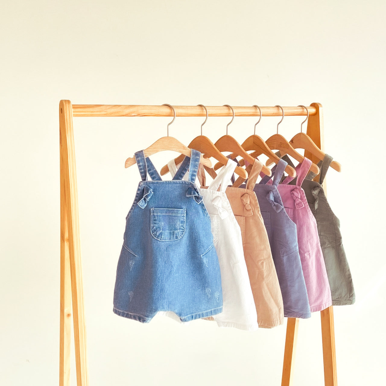 Frankie summer overalls - Dusty Pink