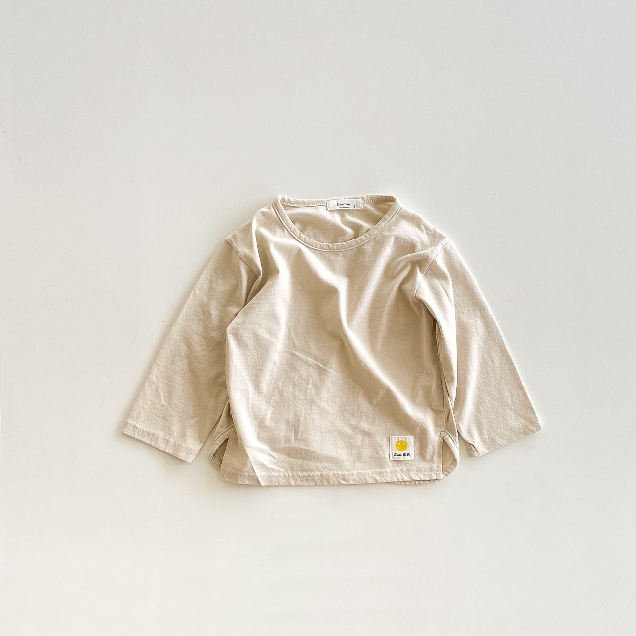 Basic Long Sleeve Tee - Beige
