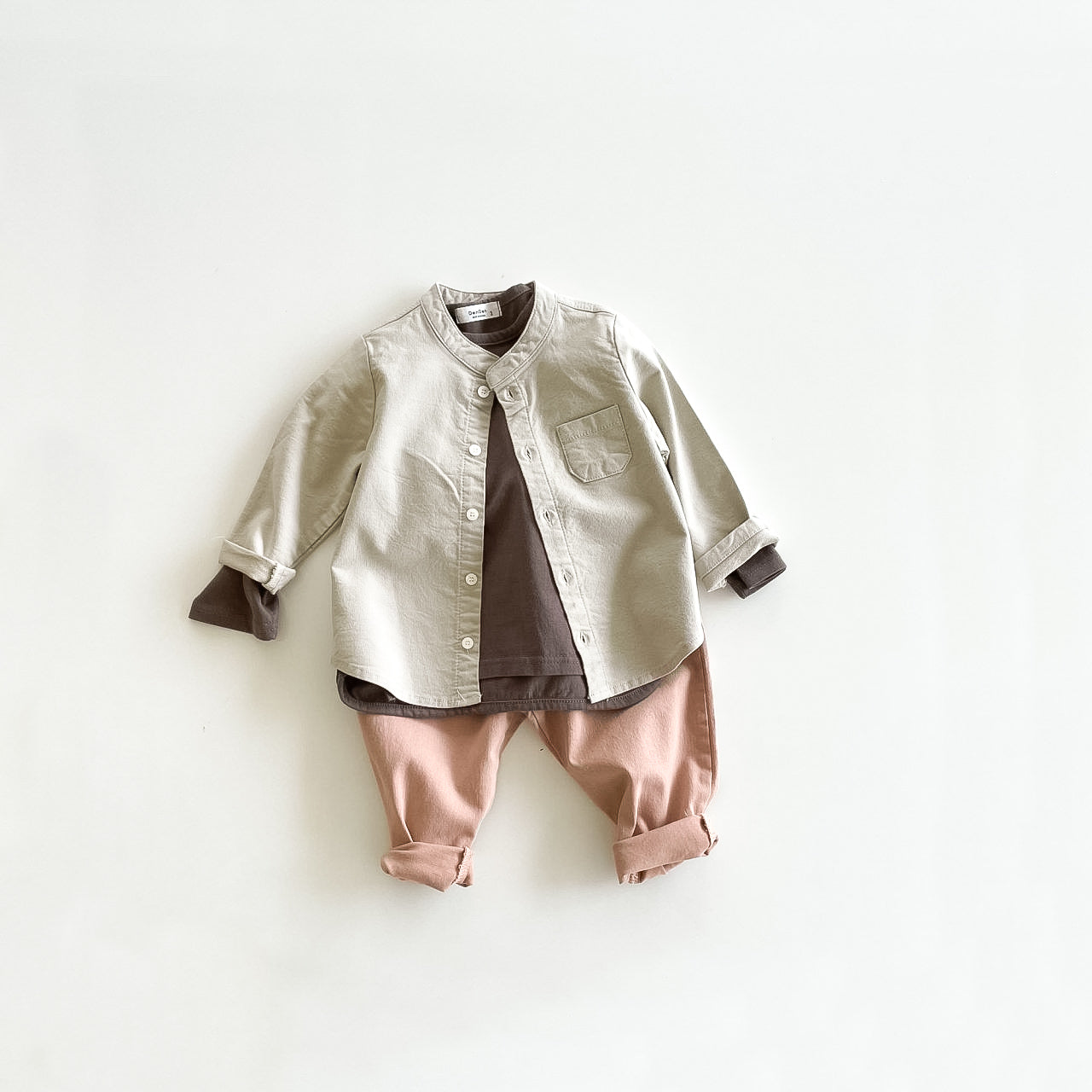 Basic Long Sleeve Tee - Chocolate