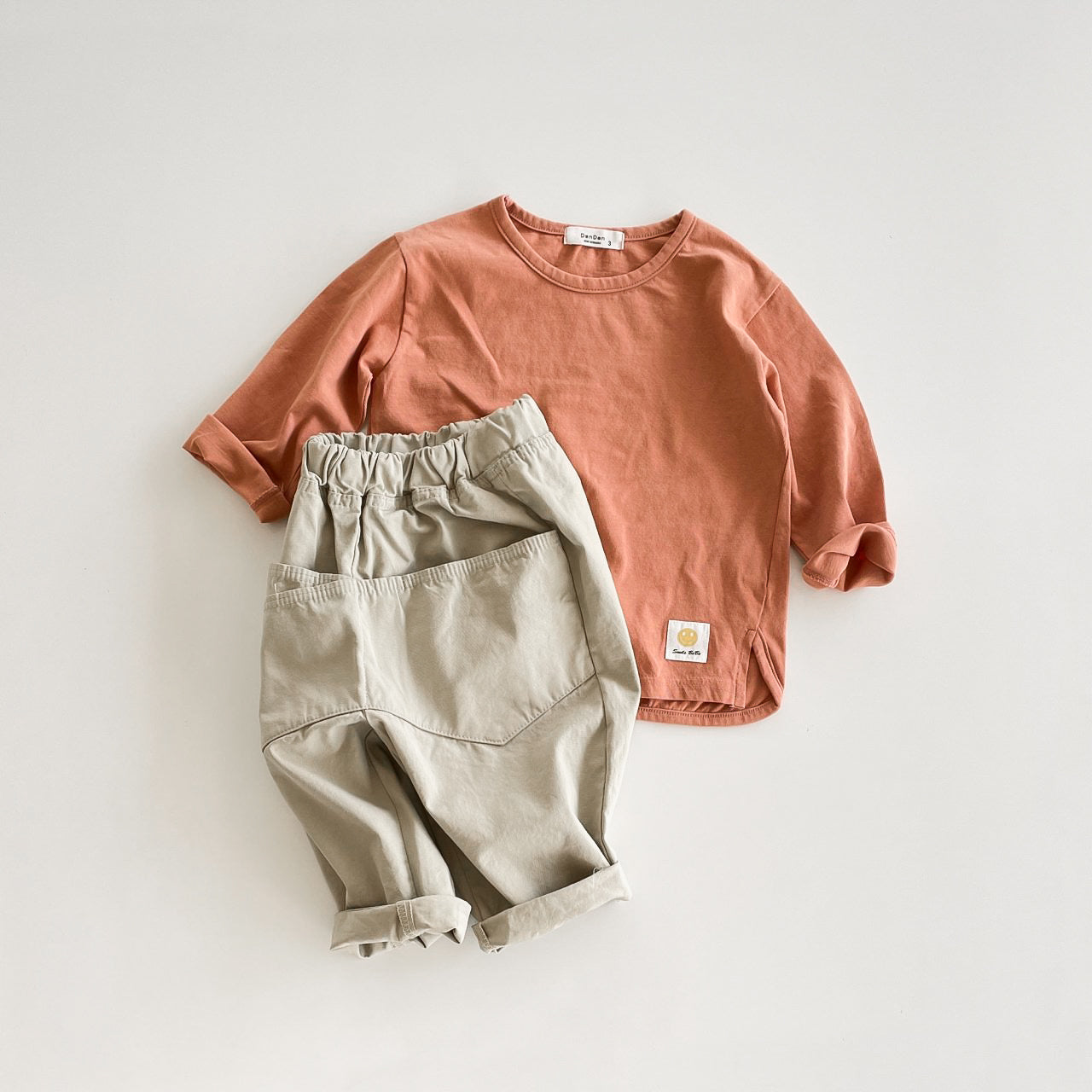 Basic Long Sleeve Tee - Clay