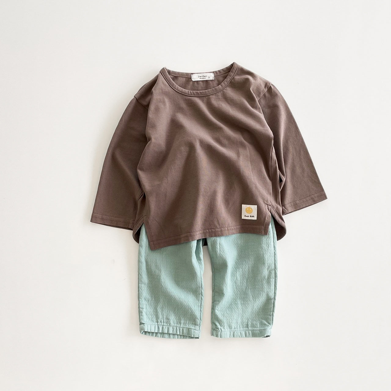 Basic Long Sleeve Tee - Chocolate