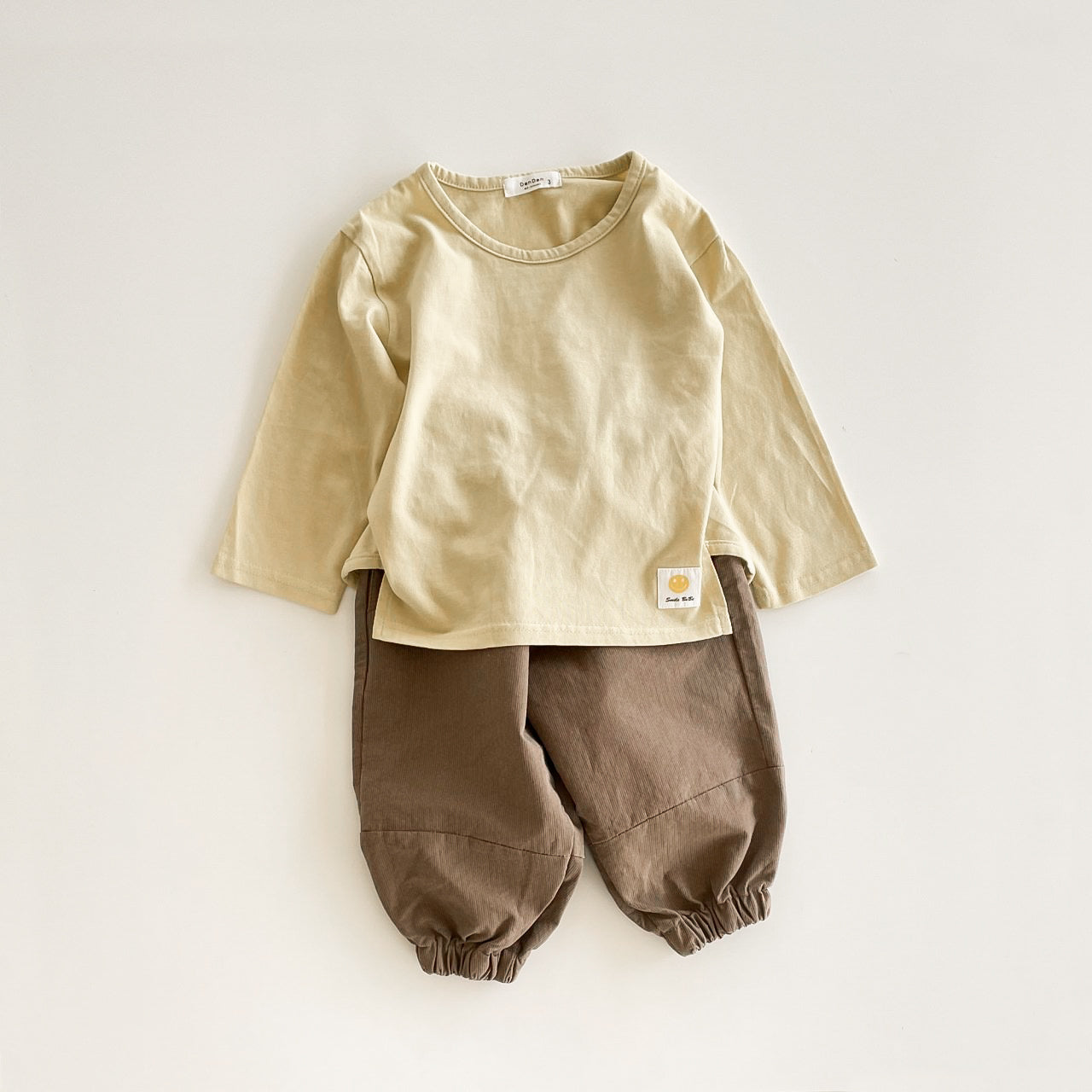 Basic Long Sleeve Tee - Mustard