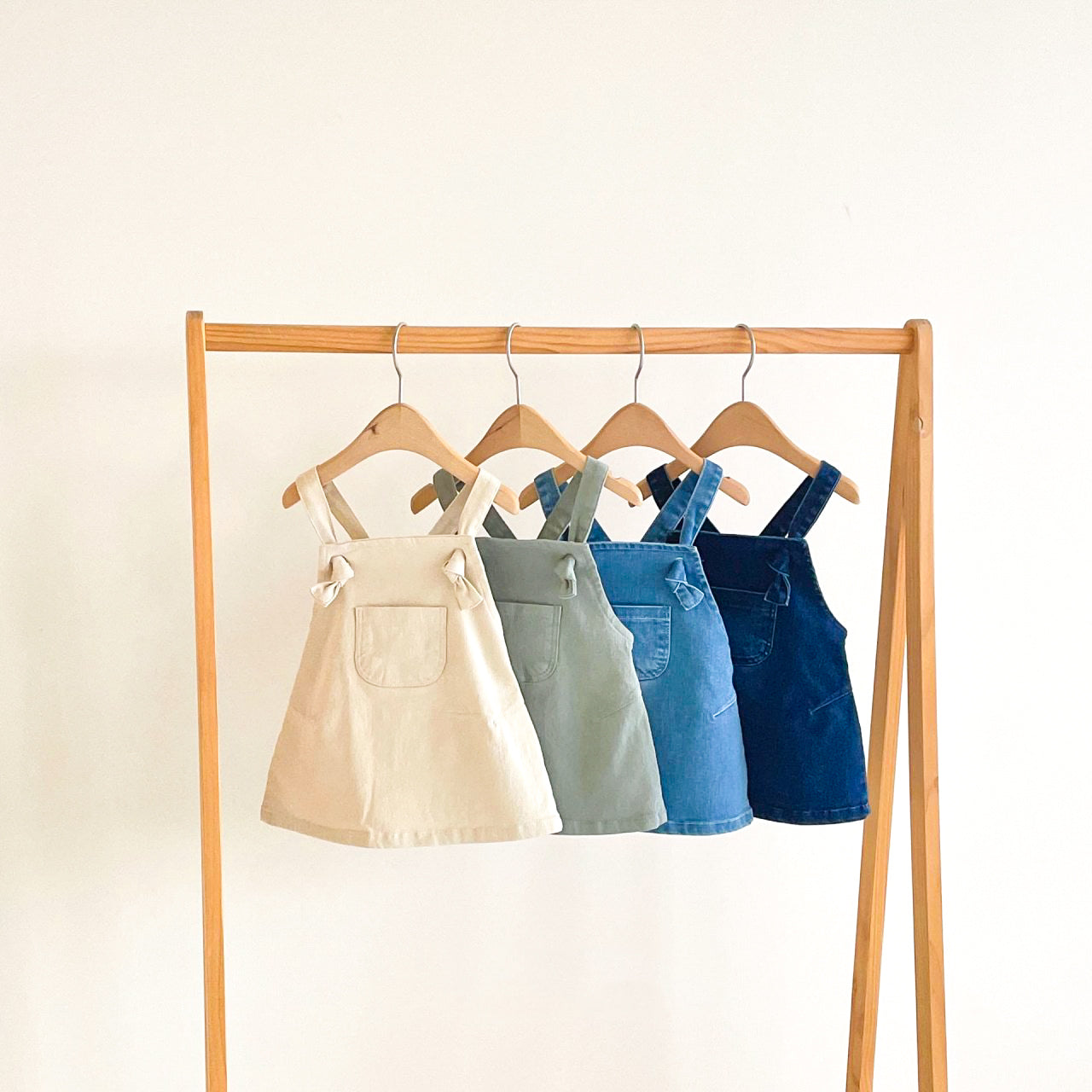 Kaya overall dress - Light Khaki
