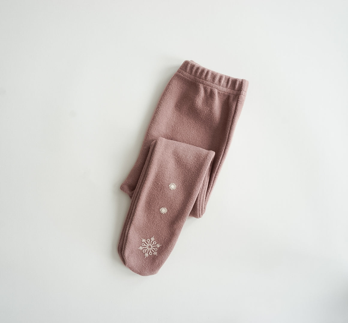 Snowy Tights - Cinnamon