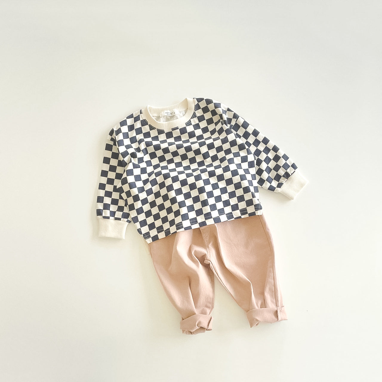 Basic Baggy Pants - Dusty Pink