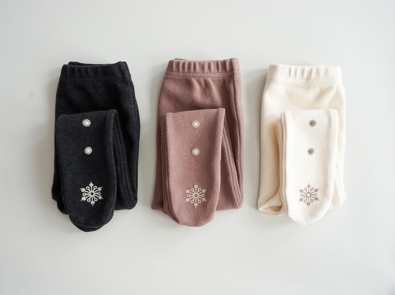 Snowy Tights - Cinnamon
