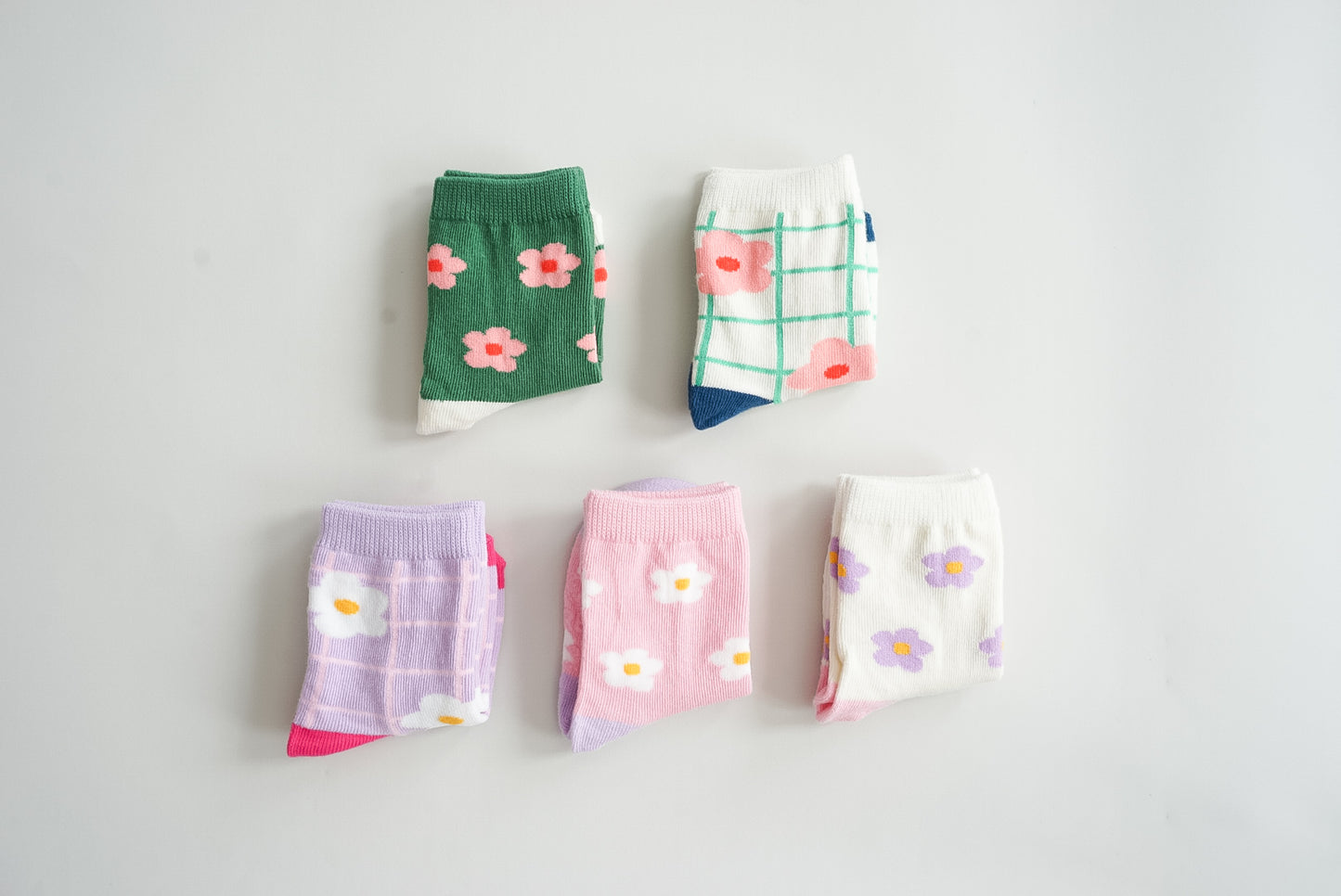 Floral Socks Set