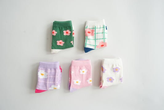 Floral Socks Set