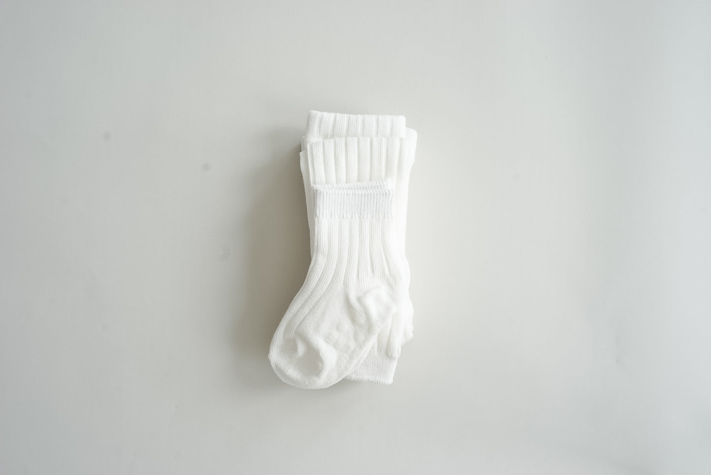 Footless Ribbed Tights + Socks Set