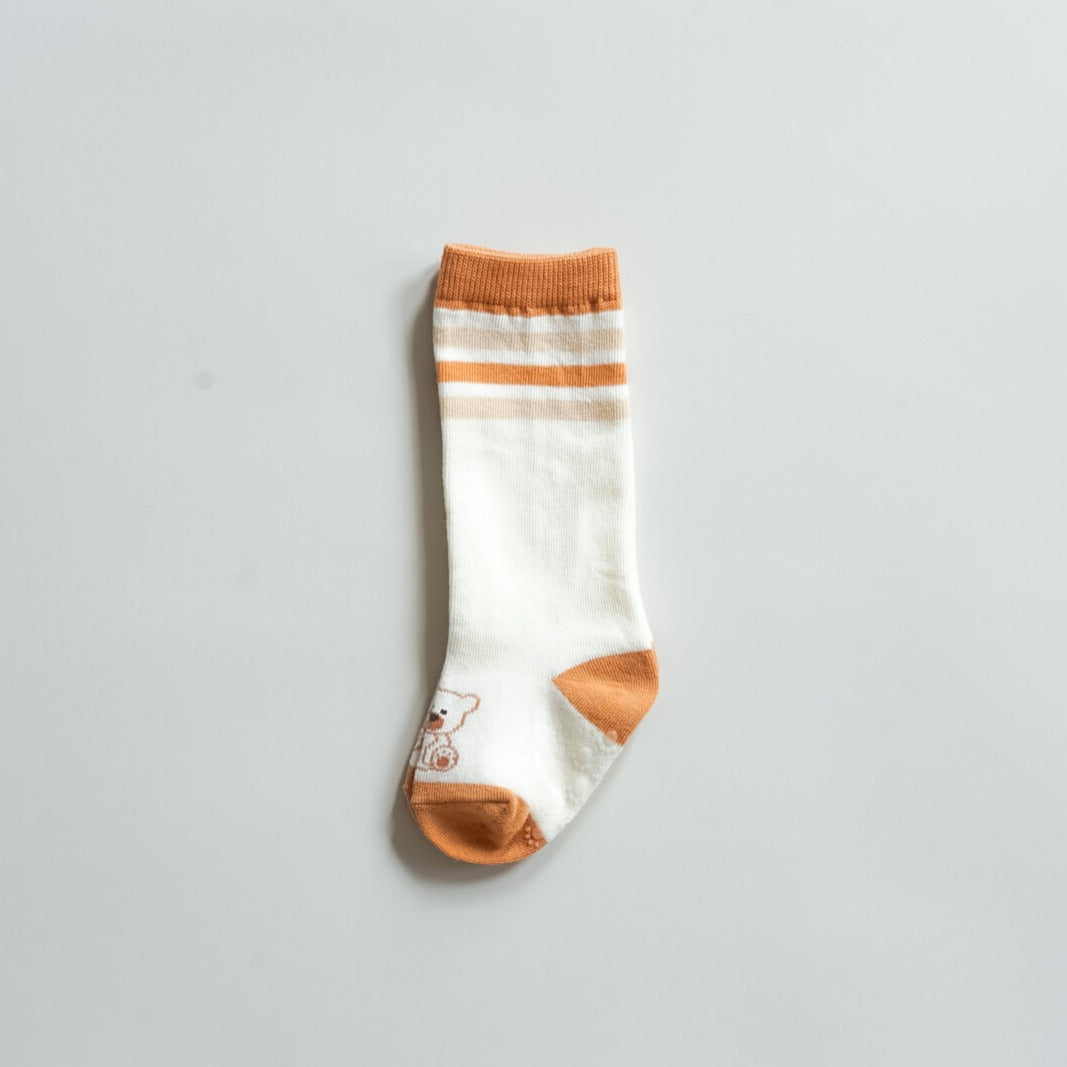 Teddy Knee Socks - Brown