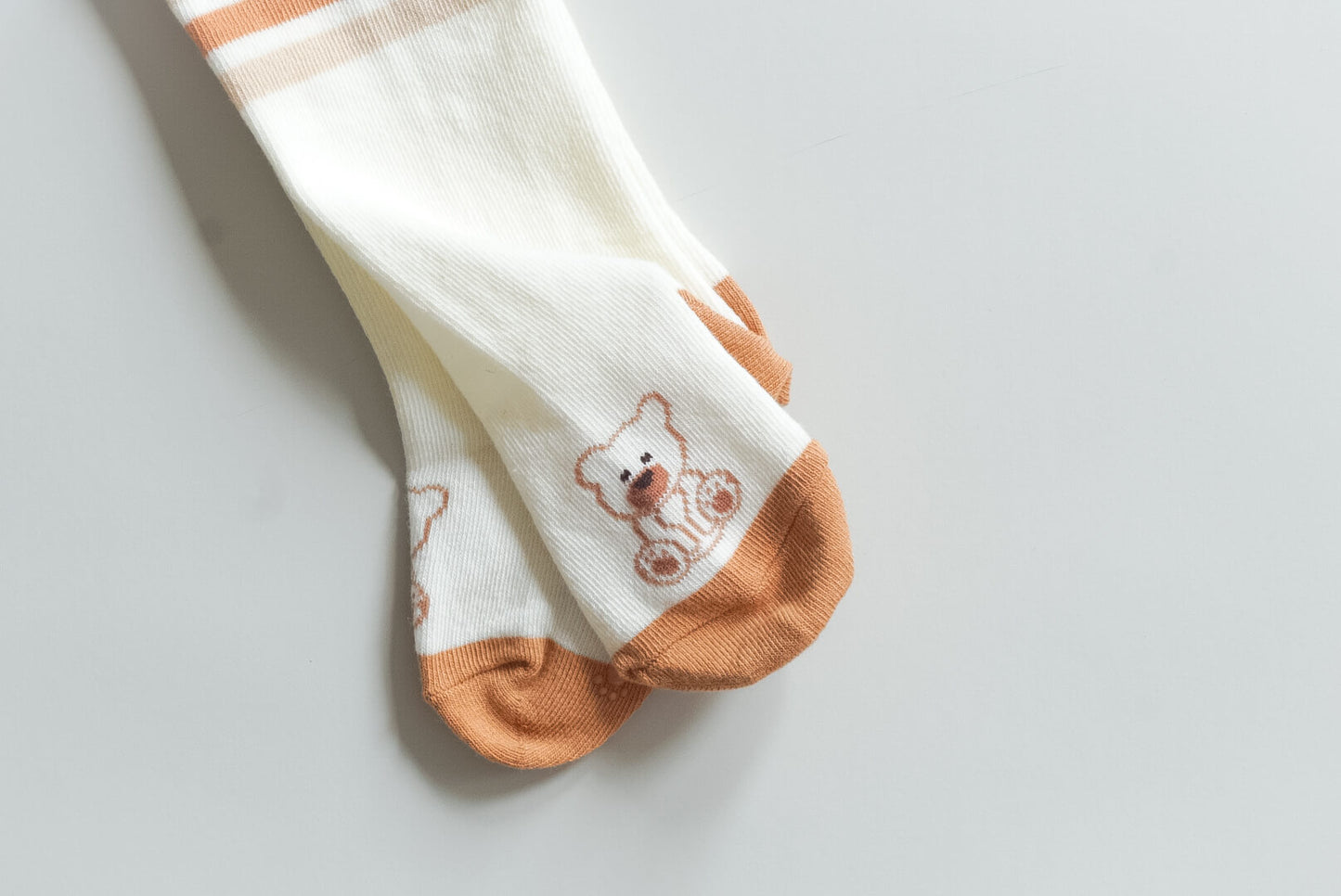 Teddy Knee Socks - Brown