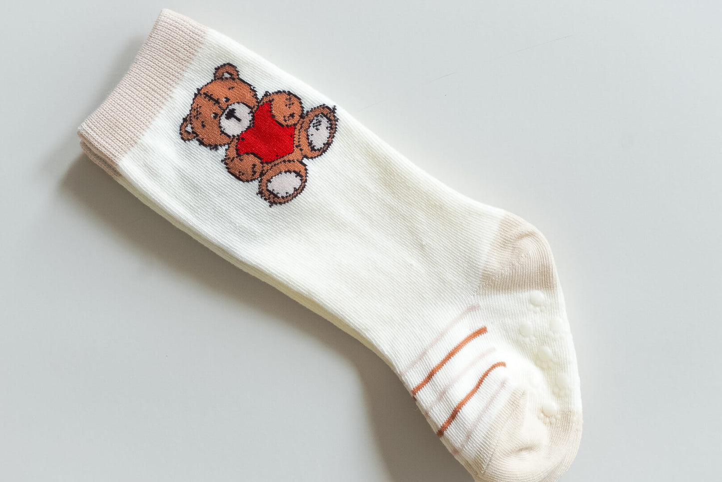 Teddy Knee Socks - Beige